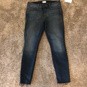 Mother Looker Ankle Fray jeans